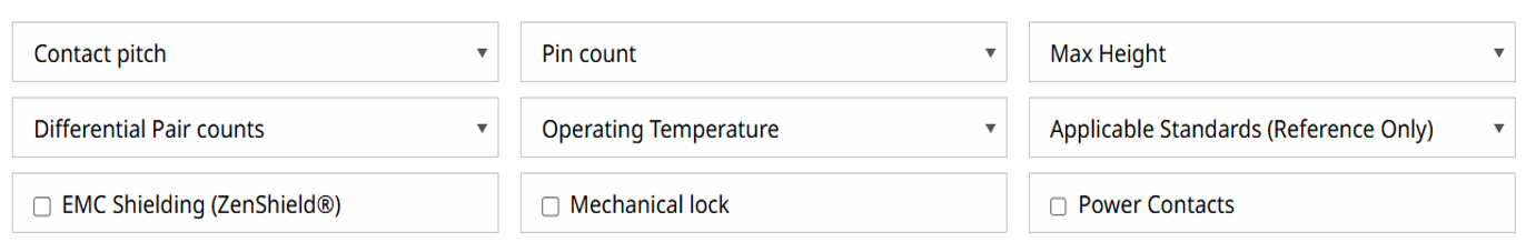 the selection table at I-PEX website